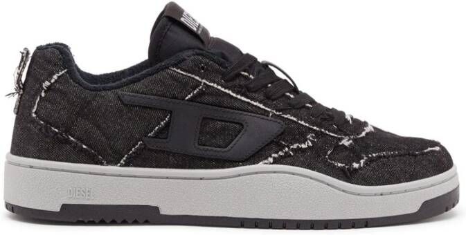 Diesel S-Ukiyo denim sneakers Zwart