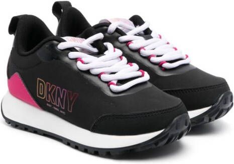 Dkny Kids Sneakers met logoprint Zwart