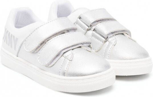 Dkny Kids Sneakers met metallic-effect Wit