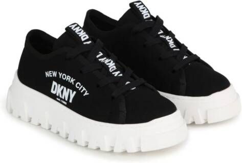 Dkny Kids Sneakers met logoprint Zwart