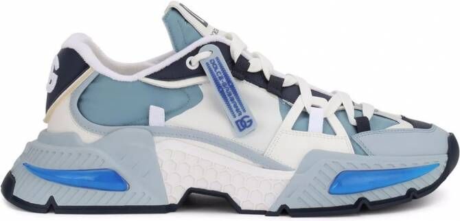 Dolce & Gabbana Airmaster sneakers met vlakken Blauw