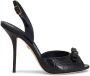 Dolce & Gabbana Leren sandalen Zwart - Thumbnail 1