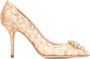 Dolce & Gabbana Belluci pumps dames Viscose leerleer 35 5 Roze - Thumbnail 1