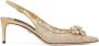 Dolce & Gabbana Slingback pumps met kristallen Beige - Thumbnail 1