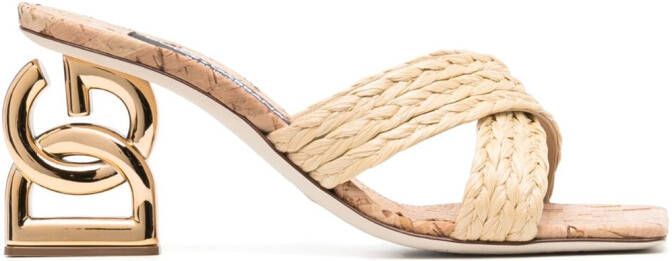 Dolce & Gabbana DG sandalen Beige