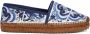 Dolce & Gabbana Espadrilles met print Blauw - Thumbnail 1