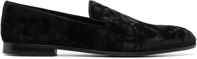 Dolce & Gabbana Leren loafers Zwart