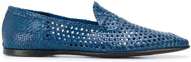 Dolce & Gabbana Geweven loafers Blauw