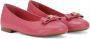 Dolce & Gabbana Kids Ballerina's met logo Roze - Thumbnail 1