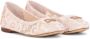 Dolce & Gabbana Kids Ballerina's met logoplakkaat Roze - Thumbnail 1