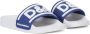 Dolce & Gabbana Kids Badslippers met logoprint Blauw - Thumbnail 1