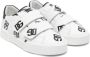 Dolce & Gabbana Kids Leren sneakers met logoprint Wit - Thumbnail 1