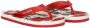 Dolce & Gabbana Kids Teenslippers met logoprint Rood - Thumbnail 1