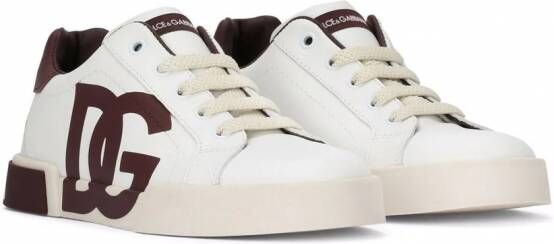 Dolce & Gabbana Kids Portofino Light low-top sneakers Wit