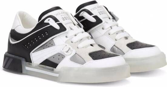 Dolce & Gabbana Kids Portofino low-top sneakers Zwart