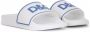 Dolce & Gabbana Kids Slippers met logoprint Wit - Thumbnail 1