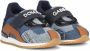 Dolce & Gabbana Kids Sneakers met patchwork Blauw - Thumbnail 1