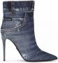 Dolce & Gabbana Denim enkellaarzen Blauw - Thumbnail 1