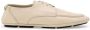 Dolce & Gabbana Leren derby schoenen met logoprint Beige - Thumbnail 1