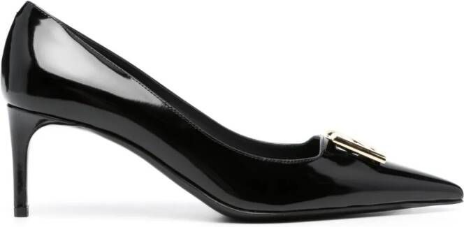 Dolce & Gabbana Leren pumps Zwart