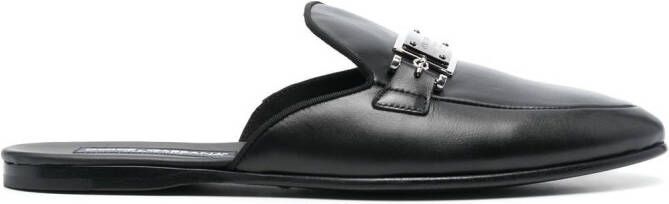 Dolce & Gabbana Loafers met logoplakkaat Zwart