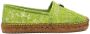 Dolce & Gabbana Espadrilles met logoplakkaat Groen - Thumbnail 1