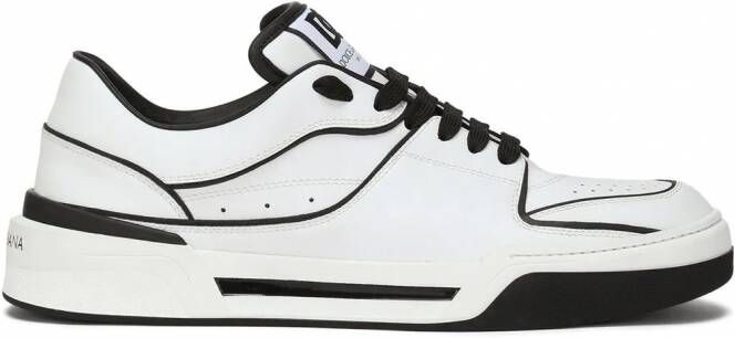 Dolce & Gabbana New Roma leren sneakers Wit