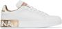 Dolce & Gabbana Portofino sneakers met logopatch Wit - Thumbnail 1