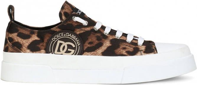 Dolce & Gabbana Portofino low-top sneakers Bruin