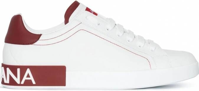 Dolce & Gabbana Portofino low-top sneakers Wit