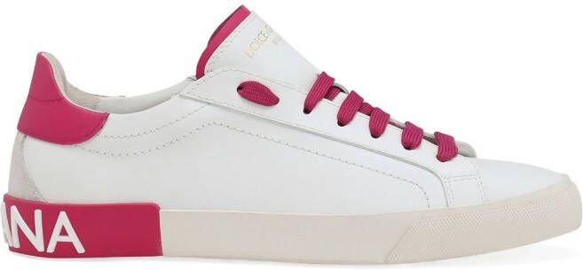 Dolce & Gabbana Portofino low-top sneakers Wit