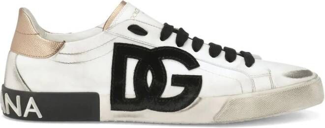 Dolce & Gabbana Portofino low-top sneakers Wit