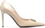 Dolce & Gabbana Pumps met logoplakkaat Beige - Thumbnail 1