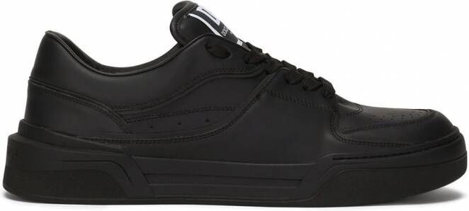 Dolce & Gabbana New Roma leren sneakers Zwart