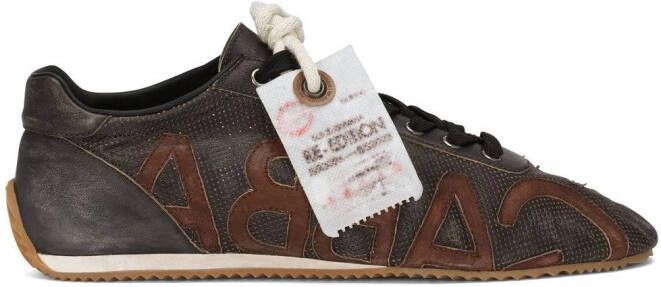 Dolce & Gabbana Thailandia leren sneakers Bruin