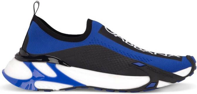 Dolce & Gabbana Fast mesh sneakers Blauw