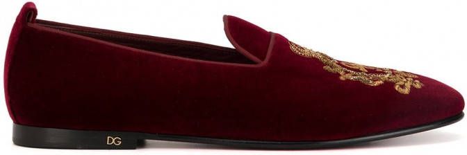 Dolce & Gabbana Vaticano slippers Rood