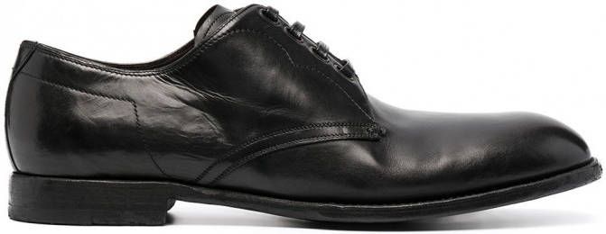 Dolce & Gabbana Leren derby schoenen Zwart