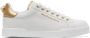 Dolce & Gabbana Witte sneakers van leer verfraaid met parel - Thumbnail 1