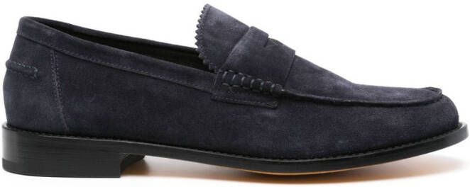 Doucal's Suède loafers Blauw