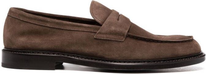 Doucal's Suède loafers Bruin