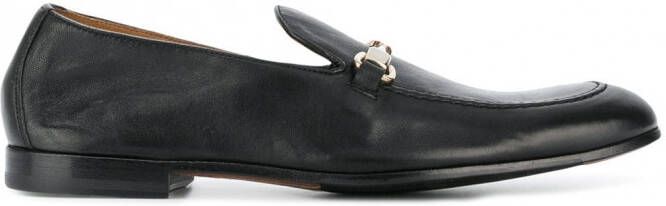 Doucal's horsebit voorste loafers Zwart