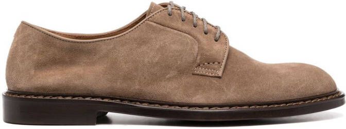 Doucal's Suède derby veterschoenen Beige