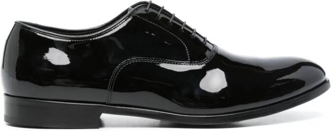 Doucal's Lakleren Oxford schoenen Zwart