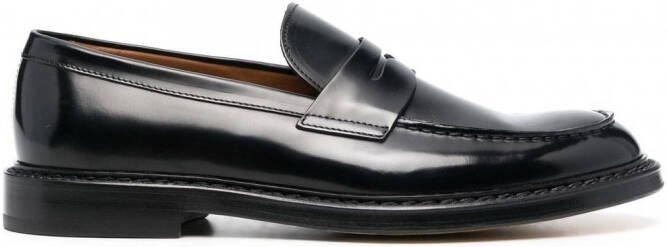 Doucal's Leren loafers Zwart