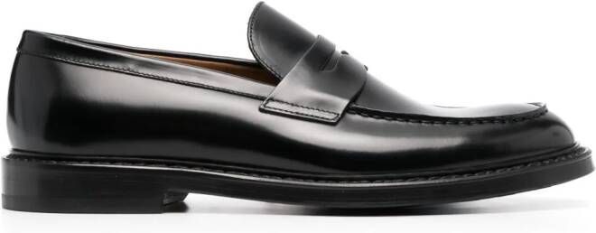 Doucal's Leren loafers Zwart