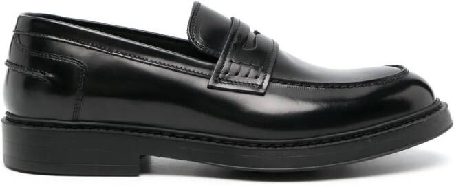 Doucal's Leren loafers Zwart