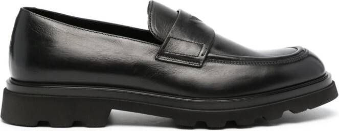 Doucal's Leren loafers Zwart