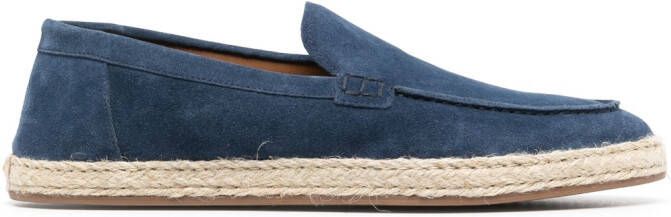 Doucal's Suède mocassins Blauw