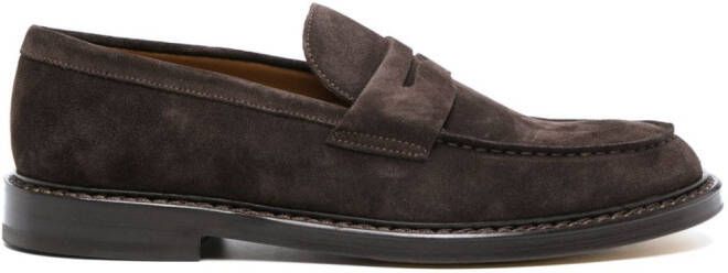 Doucal's Suède loafers Bruin